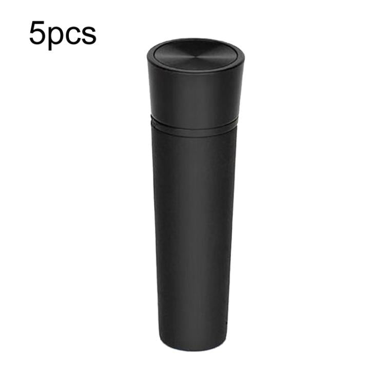 5pcs Red Wine Vacuum Stopper Wine Preservation Stopper, Black