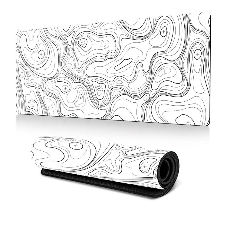 Abstract Line Texture Mouse Pad Non-Slip Desk Mat For Office, Gaming, 300x600x2mm, 300x700x2mm, 300x800x2mm, 400x900x2mm