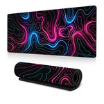 Abstract Line Texture Mouse Pad Non-Slip Desk Mat For Office, Gaming, 300x600x2mm, 300x700x2mm, 300x800x2mm, 400x900x2mm
