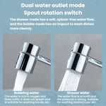 Universal Faucet Extender Kitchen Splash-Proof Faucet Rotatable Aerator Nozzle, U-Shaped Dual Mode, U-Shaped Single Mode, U-Shaped Dual Mode With Accessories, U-Shaped Single Mode With Accessories, Full Alloy Dual Mode, Full Alloy Single Mode          ...