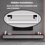 2pcs Floating Stand Support Bracket Desk Support Bracket Wall-Mounted Floating Bracket, Black 222mm, Black 282mm, Black 312mm, Black 352mm, Black 432mm, Stainless Steel 222mm, Stainless Steel 282mm, Stainless Steel 312mm, Stainless Steel 352mm         ...