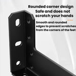 2pcs Floating Stand Support Bracket Desk Support Bracket Wall-Mounted Floating Bracket, Black 222mm, Black 282mm, Black 312mm, Black 352mm, Black 432mm, Stainless Steel 222mm, Stainless Steel 282mm, Stainless Steel 312mm, Stainless Steel 352mm         ...
