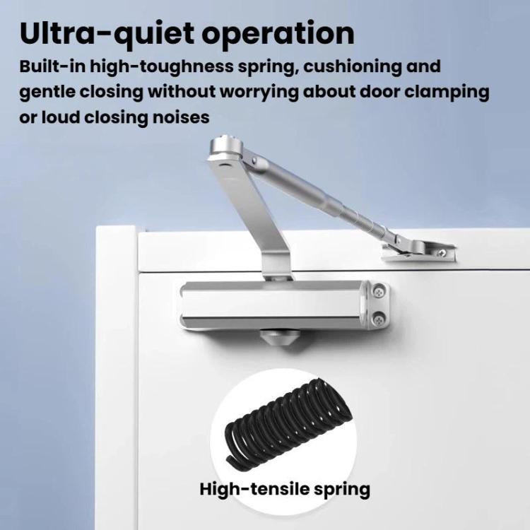 Fire Door Automatic Closer Fire Door Hydraulic Buffer Device Household Sliding Door Closer, Small Non-Positioning, Small 90-Degree Positioning, Large Non-Positioning, Large 90-Degree Positioning, Extra-Large Non-Positioning                             ...