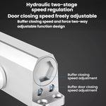 Fire Door Automatic Closer Fire Door Hydraulic Buffer Device Household Sliding Door Closer, Small Non-Positioning, Small 90-Degree Positioning, Large Non-Positioning, Large 90-Degree Positioning, Extra-Large Non-Positioning                             ...