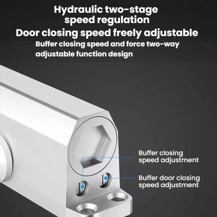 Fire Door Automatic Closer Fire Door Hydraulic Buffer Device Household Sliding Door Closer, Small Non-Positioning, Small 90-Degree Positioning, Large Non-Positioning, Large 90-Degree Positioning, Extra-Large Non-Positioning                             ...