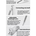 Fire Door Automatic Closer Fire Door Hydraulic Buffer Device Household Sliding Door Closer, Small Non-Positioning, Small 90-Degree Positioning, Large Non-Positioning, Large 90-Degree Positioning, Extra-Large Non-Positioning                             ...