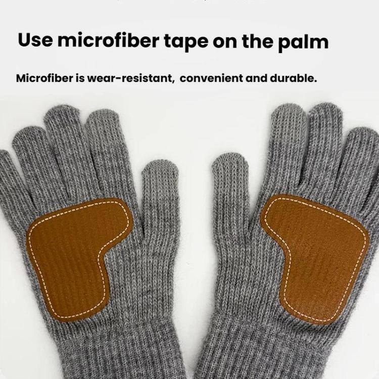 Full-Finger Heated Gloves Touchscreen-Compatible, Non-Slip Thermal Gloves for Men Women, Constant Temperature Edition Black, Constant Temperature Edition Gray, 3-Level Adjustable Temperature Black, 3-Level Adjustable Temperature Gray