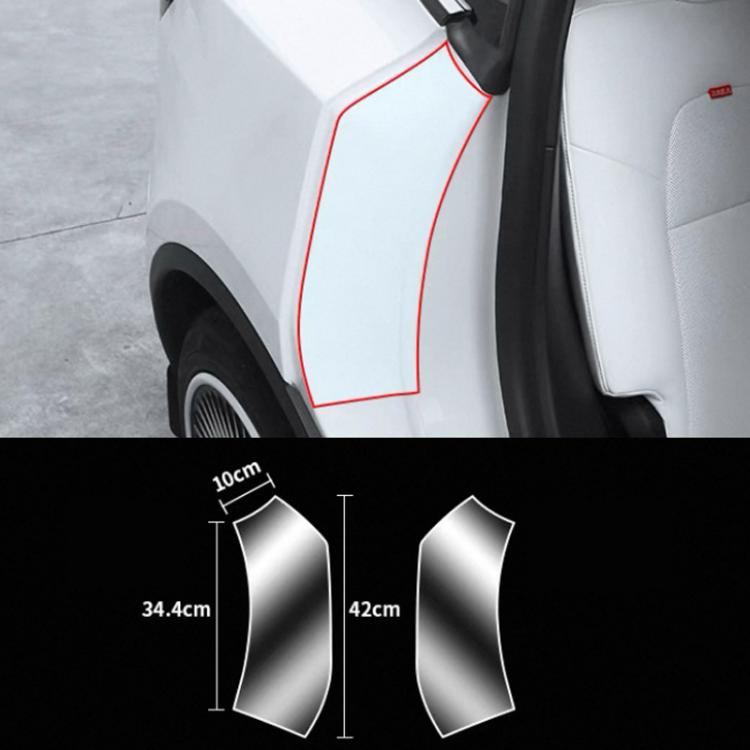 Rear Inner Door Anti-Scratch Protective Film, For Tesla Model Y Transparency, For Tesla Model Y Black, For Tesla Model 3 Transparency, For Tesla Model 3 Black, For Tesla Model Y L Transparency, For Tesla Model Y L Black