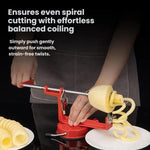 Handheld Twisted Potato Cutter Machine Manual Spiral French Fry Maker for Crispy Curly Fries, Twisted Potato Cutter