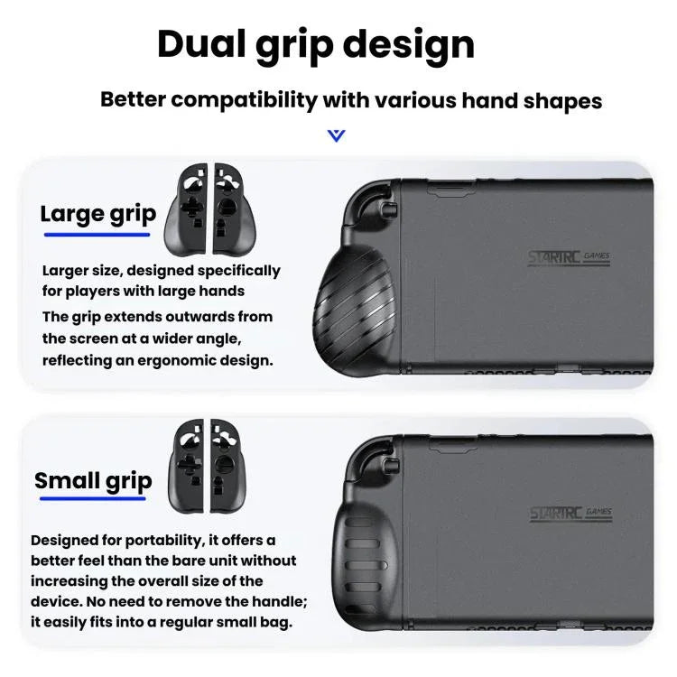 For Nintendo Switch 2 STARTRC GAMES Handheld Protective Case Split Dual Grip Case, Split Dual Grip Case