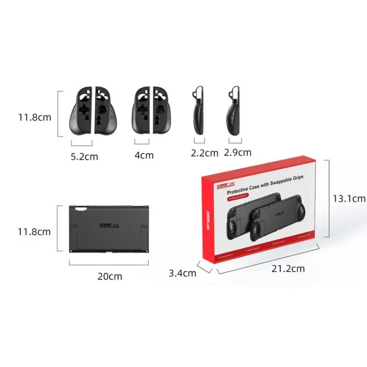 For Nintendo Switch 2 STARTRC GAMES Handheld Protective Case Split Dual Grip Case, Split Dual Grip Case