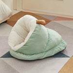 Slipper-Style Cat Ced Winter Warm Semi-Enclosed Thickened Mat, S, M, L