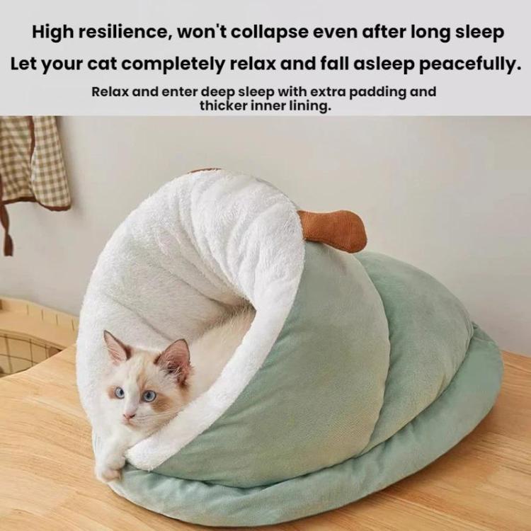 Slipper-Style Cat Ced Winter Warm Semi-Enclosed Thickened Mat, S, M, L