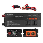 XUYUAN 12V / 24V To 220V Car Power Inverter LED Display Power Converter, 600W, 1200W, 2000W
