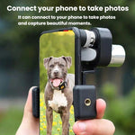 8x HD Low-Light Night Vision Mini Monocular Portable Metal Compact Angled Monocular, Single, With Phone Holder, With Phone Holder And Tripod