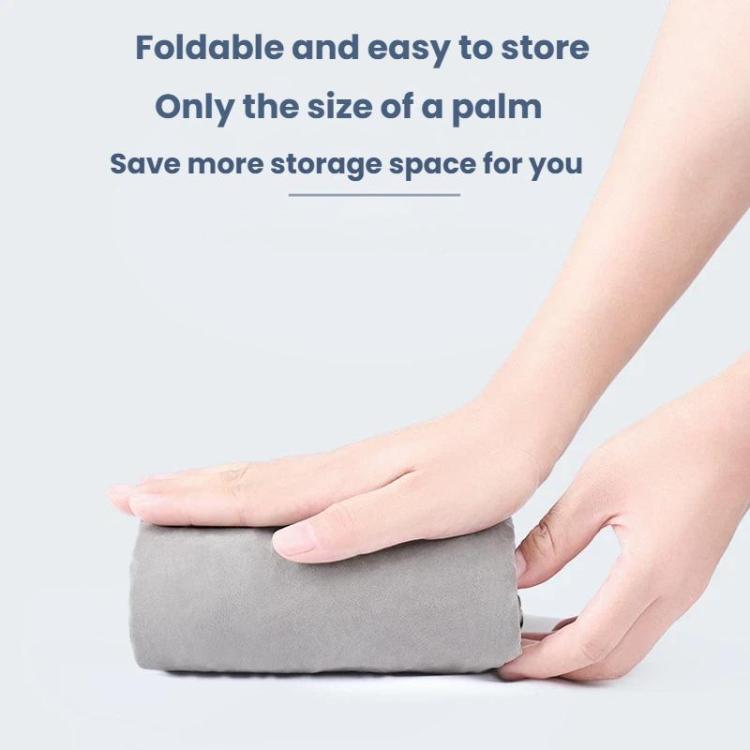 TRAELSKY Flocking PVC Inflatable Footstool Airplane Train Car Footrest Office Nap Footrest With Inflatable Bag, 2 Layer, 3 Layer, Adjustable Height Dual Valve