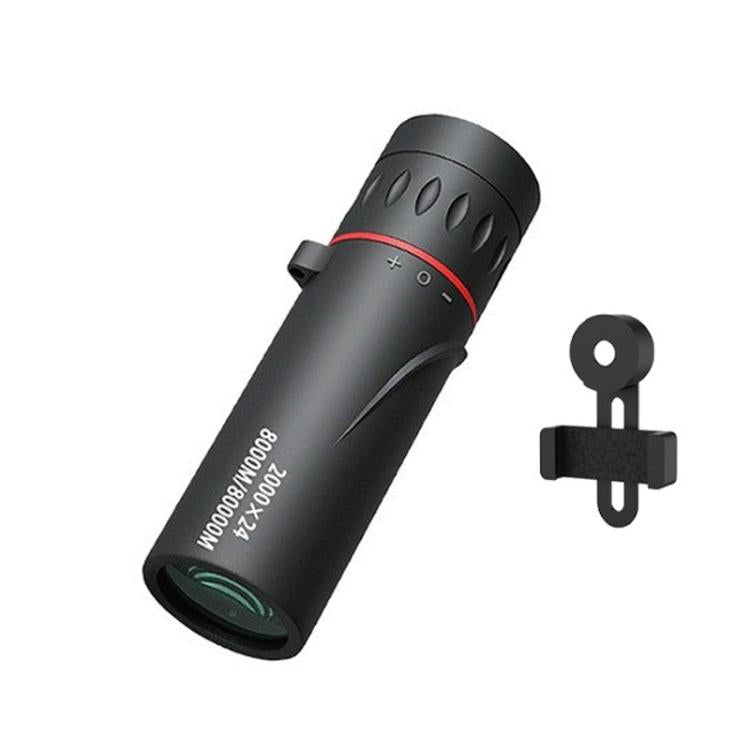 8x HD Outdoor Monocular Portable Low-Light Night Vision Phone Monocular, Single, With Phone Holder, With Phone Holder+Tripod
