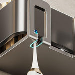 No-Drill 3-in-1 Bathroom Organizer Wall Mount Toothbrush & Hair Dryer Holder Integrated Shelf, 2Person-WithCup, 2Person-NoCup, 3Person-WithCup, 3Person-NoCup, 4Person-WithCup, 4Person-NoCup