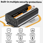 12V / 24V To 220V Pure Sine Wave Inverter Universal Car Power Converter, 800W Black, 1400W Black, 2000W Black, 3000W Black, 3600W Black, 4000W Black, 800W Red, 1400W Red, 2000W Red, 3000W Red