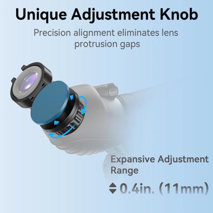 APEXEL APL-F006 Magnetic Quick-Release Phone Adapter for Telescope, Microscope, Binoculars & Spotting Scopes, 45-55mm, 36-46mm