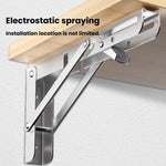 2pcs Foldable Triangle Bracket Wall-Mounted Storage Shelf Shelf Bracket, White 20cm, White 25cm, White 30cm, White 35cm, White 40cm, White 45cm, White 50cm, Black 20cm, Black 25cm, Black 30cm, Black 35cm, Black 40cm, Black 45cm, Black 50cm             ...