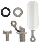 Mini Plastic Float Valve for Aquariums/Humidifiers/Small Water Tanks, 1/2 Inch/20mm Black, 1/2 Inch/20mm Gray, 1/2 Inch/20mm  With AdjustableLlock, 3/4 Inch/25mm Black, 3/4 Inch/25mm Gray