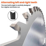 Lithium Battery Saw 24-Teeth Blade Tungsten Steel Alloy Lawn Mower Blade, 5 inch 12.5cm, 5.5 inch 14cm, 6 inch 15cm