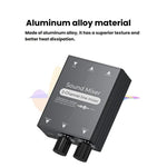 3.5mm Audio Switcher Selector Dual 3.5mm AUX Inputs To Single Output With Independent Volume Control, 3.5mm AUX Inputs To 1 Output