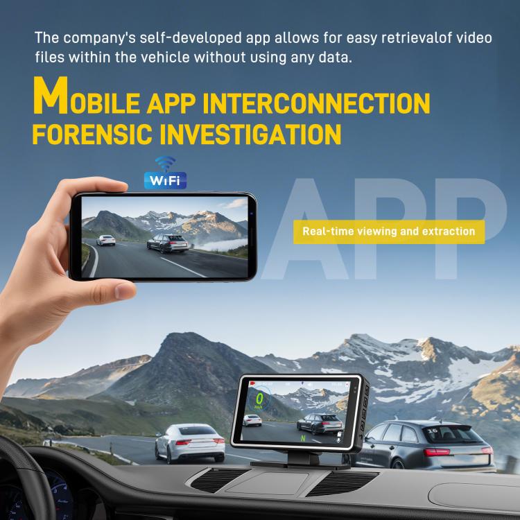 5 Inch 1080P Car Camera With WIFI HUD Display Car DVRs, L5965