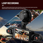 3 Inch 1080P Car Dash Cam With Four Lenses 480P Interior Left Right Rear Cameras, L5972