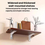 2pcs Triangle Support Bracket Wall-Mounted Right-Angle Iron Bracket, 14.5cm Black, 19cm Black, 24cm Black, 29.2cm Black, 34.3cm Black, 39.2cm Black, 44.3cm Black, 14.5cm White, 19cm White, 24cm White, 29.2cm White, 34.3cm White, 39.2cm White, 44.3cm White