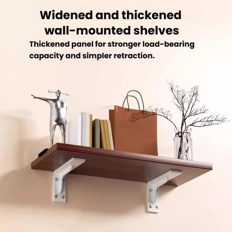 2pcs Triangle Support Bracket Wall-Mounted Right-Angle Iron Bracket, 14.5cm Black, 19cm Black, 24cm Black, 29.2cm Black, 34.3cm Black, 39.2cm Black, 44.3cm Black, 14.5cm White, 19cm White, 24cm White, 29.2cm White, 34.3cm White, 39.2cm White, 44.3cm White