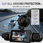 3 Inch 2K Car DVR Camera WIFi Quad Record HD Car Recorder With 1080P Gravity Sensor, L5942