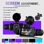 3 Inch 2K Car DVR Camera WIFi Quad Record HD Car Recorder With 1080P Gravity Sensor, L5942