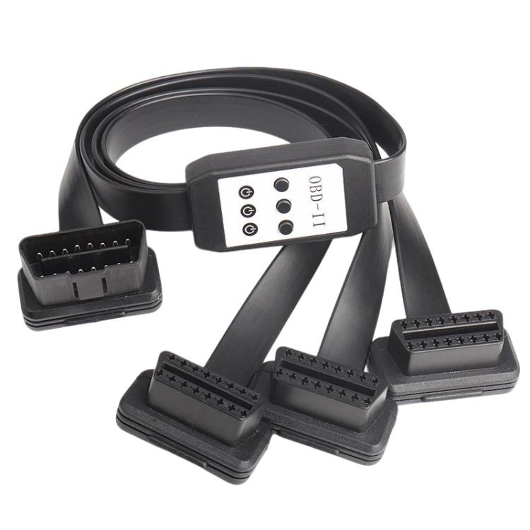 1 To 3 OBD2 Extension Cable With Switch, 1 To 3 With Switch