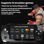 X6 Pocket Gaming Console 4.3 Inch HD Gaming Handheld, 8G With Camera, 32G No Camera