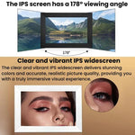 Cadre photo numérique tactile Wi-Fi 10,1 pouces, affichage intelligent, transfert de photos en mode paysage/portrait