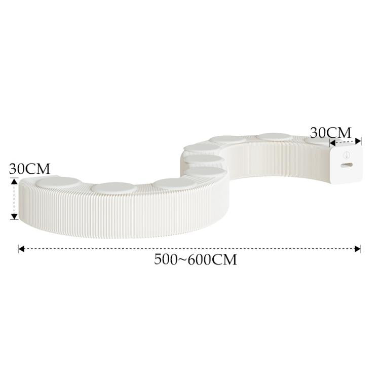 Accordion Expandable Paper Bench Folding Sofa Chair Entryway Stool, Height 30cm 3-Seater Brown, Height 30cm 6-Seater Brown, Height 30cm 9-Seater Brown, Height 44cm 3-Seater Brown, Height 44cm 6-Seater Brown, Height 44cm 9-Seater Brown                  ...