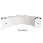 Accordion Expandable Paper Bench Folding Sofa Chair Entryway Stool, Height 30cm 3-Seater Brown, Height 30cm 6-Seater Brown, Height 30cm 9-Seater Brown, Height 44cm 3-Seater Brown, Height 44cm 6-Seater Brown, Height 44cm 9-Seater Brown                  ...