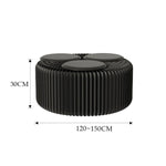 Accordion Expandable Paper Bench Folding Sofa Chair Entryway Stool, Height 30cm 3-Seater Brown, Height 30cm 6-Seater Brown, Height 30cm 9-Seater Brown, Height 44cm 3-Seater Brown, Height 44cm 6-Seater Brown, Height 44cm 9-Seater Brown                  ...