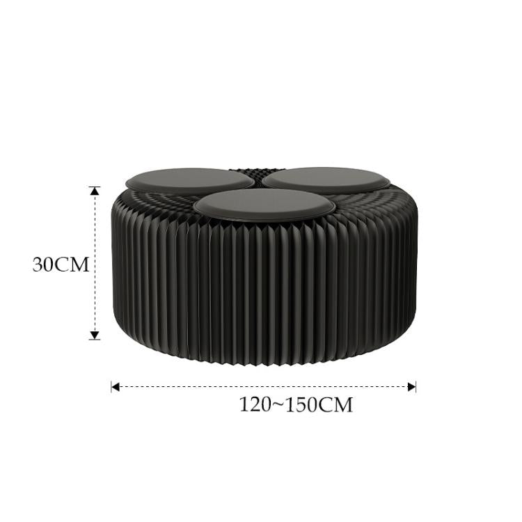 Accordion Expandable Paper Bench Folding Sofa Chair Entryway Stool, Height 30cm 3-Seater Brown, Height 30cm 6-Seater Brown, Height 30cm 9-Seater Brown, Height 44cm 3-Seater Brown, Height 44cm 6-Seater Brown, Height 44cm 9-Seater Brown                  ...