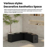 Accordion Expandable Paper Bench Folding Sofa Chair Entryway Stool, Height 30cm 3-Seater Brown, Height 30cm 6-Seater Brown, Height 30cm 9-Seater Brown, Height 44cm 3-Seater Brown, Height 44cm 6-Seater Brown, Height 44cm 9-Seater Brown                  ...