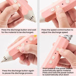 FUNJOY CH415-14 Rechargeable 3D Printing Pen With Indicator Light Kids Low Temperature 3D Stereo Pen, Pink+4 Rolls, Pink+14 Rolls, Blue+4 Rolls, Blue+14 Rolls, Purple+4 Rolls, Purple+14 Rolls