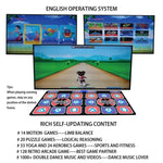 AR Motion-Sensing Dance Mat For TV & PC Wireless Dual-Player Fitness Game Pad With HDMI & 16GB Memory Card, Couple Style, Velvet Style