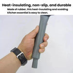 Frying Pan Handle Heat Insulation Sleeve Iron Pan Handle Anti-Scald Rubber Cover, Small, Medium, Large