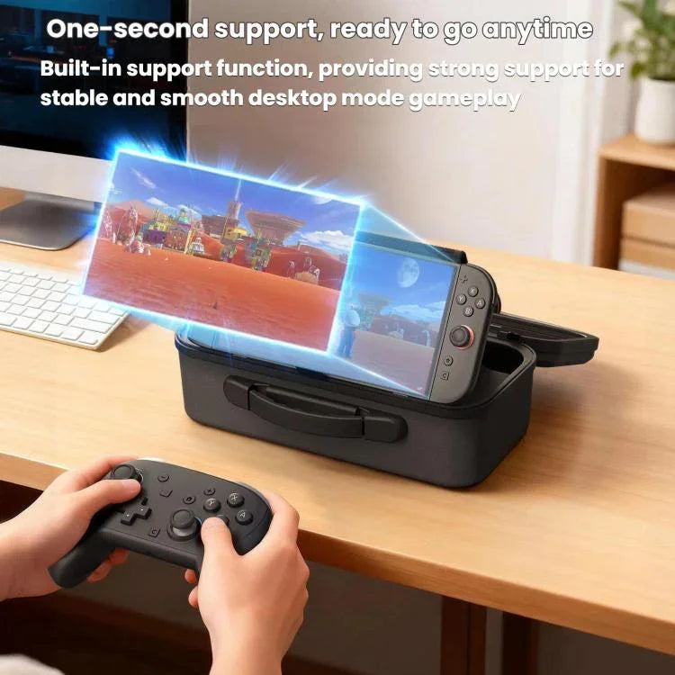 For Nintendo Switch 2 STARTRC GAMES Double Storage Bag Large Capacity Tote Bag, Tote Bag