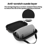 Carrying Case for JBL Xtreme 1/2/3/4 Speaker, Stand Base Design with Feet Portable EVA Storage Bag, Nylon, PU Leather