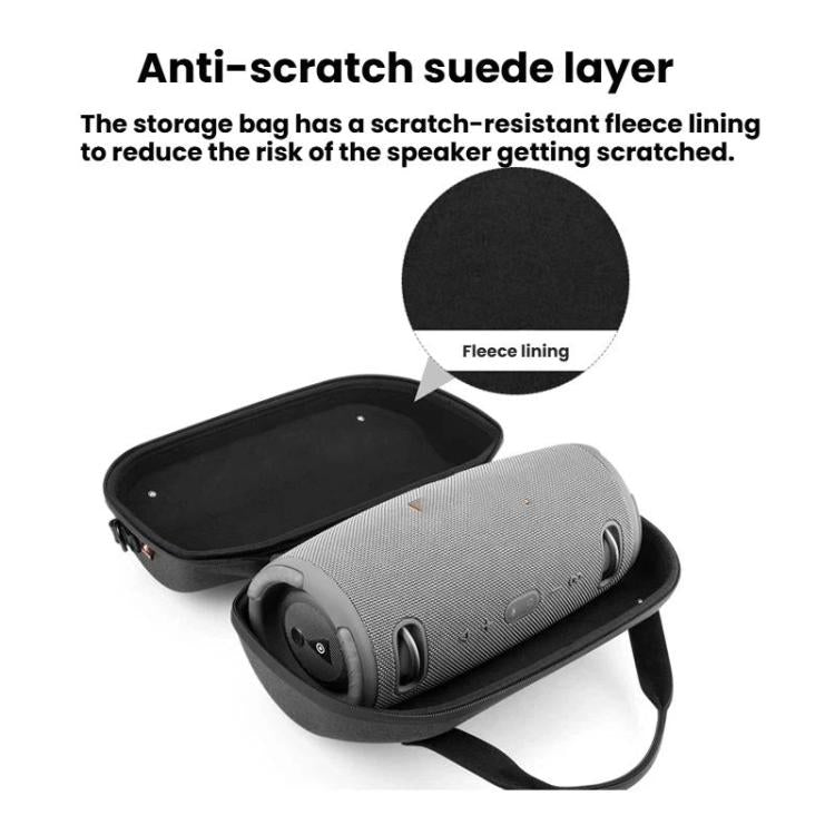 Carrying Case for JBL Xtreme 1/2/3/4 Speaker, Stand Base Design with Feet Portable EVA Storage Bag, Nylon, PU Leather
