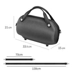 Carrying Case for JBL Xtreme 1/2/3/4 Speaker, Stand Base Design with Feet Portable EVA Storage Bag, Nylon, PU Leather