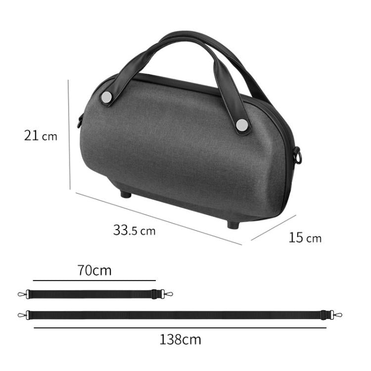 Carrying Case for JBL Xtreme 1/2/3/4 Speaker, Stand Base Design with Feet Portable EVA Storage Bag, Nylon, PU Leather